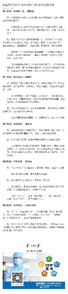 质量管理|生产厂家应对验厂的五阶段攻防流程